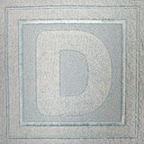 Block Letter D - 7.8 Inch (Embossed)
