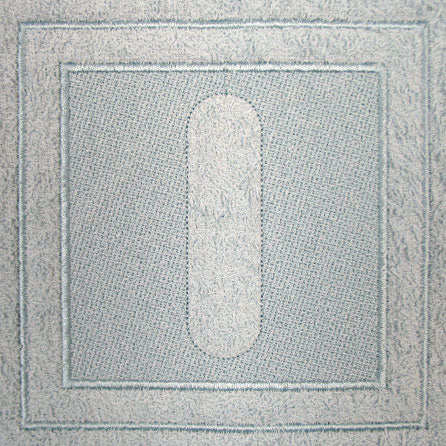 Block Letter I - 7.8 Inch (Embossed)