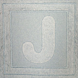 Block Letter J - 7.8 Inch (Embossed)