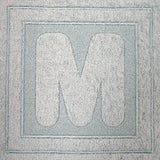 Block Letter M - 7.8 Inch (Embossed)