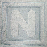 Block Letter N - 7.8 Inch (Embossed)