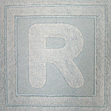 Block Letter R - 7.8 Inch (Embossed)