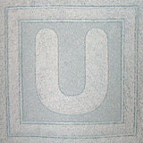 Block Letter U - 7.8 Inch (Embossed)