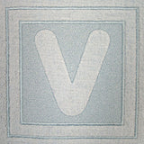 Block Letter V - 7.8 Inch (Embossed)