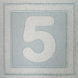 Block Number 5 - 7.8 Inch (Embossed)