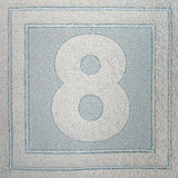 Block Number 8 - 7.8 Inch (Embossed)