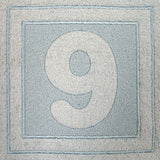 Block Number 9 - 7.8 Inch (Embossed)