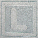Block Letter L - 7.8 Inch (Embossed)