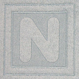 Block Letter N - 7.8 Inch (Embossed)