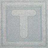 Block Letter T - 7.8 Inch (Embossed)