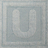Block Letter U - 7.8 Inch (Embossed)