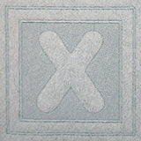 Block Letter X - 7.8 Inch (Embossed)