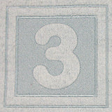 Block Number 3 - 7.8 Inch (Embossed)