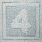 Block Number 4 - 7.8 Inch (Embossed)