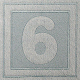Block Number 6 - 7.8 Inch (Embossed)