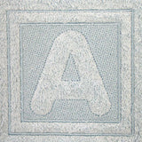 Block Letter A - 4 Inch (Embossed)