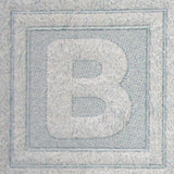 Block Letter B - 7.8 Inch (Embossed)