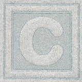 Block Letter C - 7.8 Inch (Embossed)