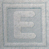 Block Letter E - 7.8 Inch (Embossed)