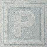 Block Letter P - 7.8 Inch (Embossed)