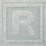 Block Letter R - 7.8 Inch (Embossed)