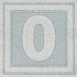Block Number 0 - 7.8 Inch (Embossed)