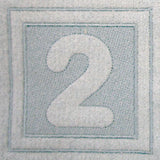 Block Number 2 - 7.8 Inch (Embossed)