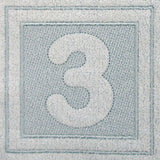 Block Number 3 - 7.8 Inch (Embossed)