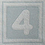 Block Number 4 - 7.8 Inch (Embossed)