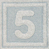 Block Number 5 - 7.8 Inch (Embossed)