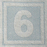 Block Number 6 - 7.8 Inch (Embossed)