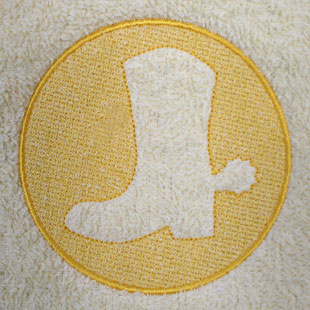 Cowboy Boot (Embossed)