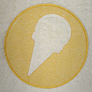 Ice Cream Cone (Embossed)