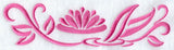 Simply Flamingos Water Lily Border