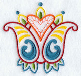 Proper Paisley Flower Accent