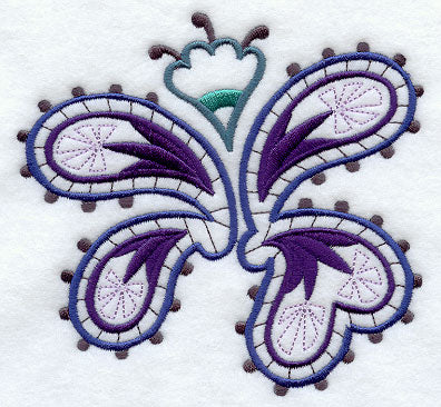 Perfect Paisley Flower Accent