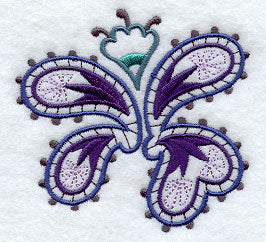 Perfect Paisley Flower Accent