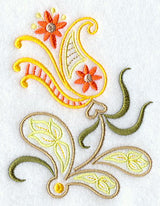 Peaceful Paisley Flower