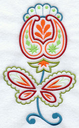 Pleasant Paisley Flower