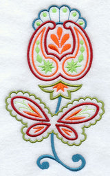Pleasant Paisley Flower