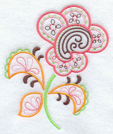 Playful Paisley Flower