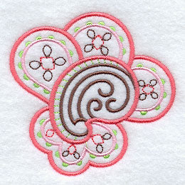 Playful Paisley Flower Accent