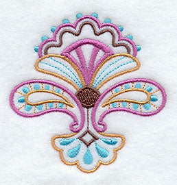 Precious Paisley Flower Accent