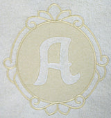 Script Letter A - 7.8 Inch (Embossed)