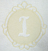Script Letter I - 7.8 Inch (Embossed)