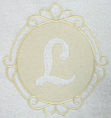Script Letter L - 7.8 Inch (Embossed)