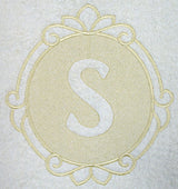 Script Letter S - 7.8 Inch (Embossed)