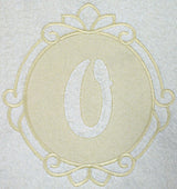 Script Number 0 - 7.8 Inch (Embossed)