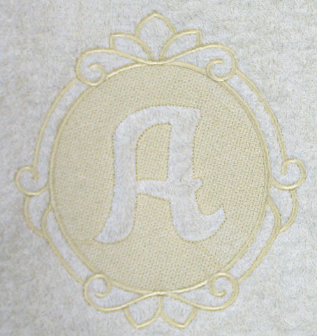 Script Letter A - 7.8 Inch (Embossed) – Embroidery Library