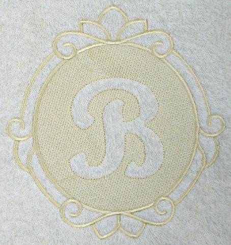 Script Letter B (Embossed)